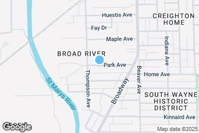 Map image of the property - 1323 Park Ave