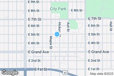Map image of the property - 414 Hickory St
