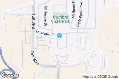 Map image of the property - 7751 Crestone Peak Trail