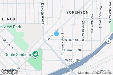 Map image of the property - 6216 W 34th St