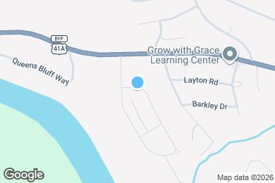 Map image of the property - 1322 Bluffton Cir