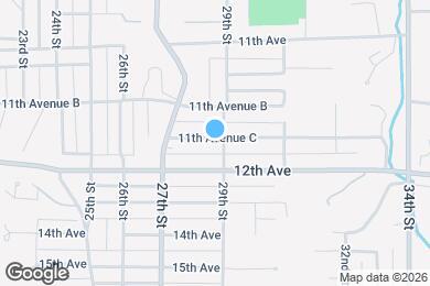Map image of the property - 2748 11th Avenue C