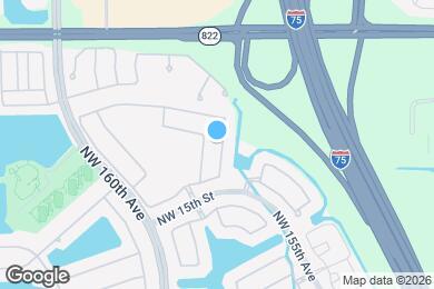 Map image of the property - 1552 NW 157th Ave