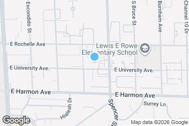 Map image of the property - 1722 E University Ave