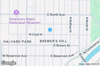 Map image of the property - 128 E Lloyd St