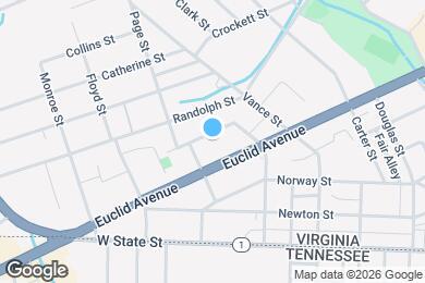 Map image of the property - 1136 Moorland Ave