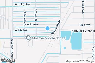 Map image of the property - 4420 W Bay Ave