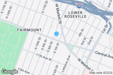 Map image of the property - 501 Central Ave