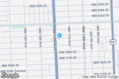 Map image of the property - 1170 NW 59th St