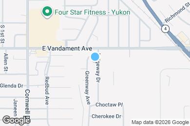 Map image of the property - 1717 Ridgeway Dr