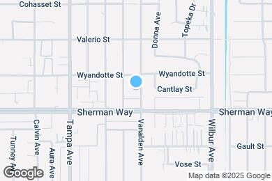 Map image of the property - 7231 Vanalden Ave