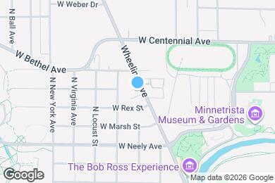 Map image of the property - 1417 N Wheeling Ave