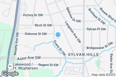 Map image of the property - 1836 Evans Dr SW