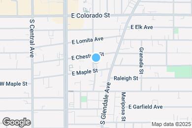 Map image of the property - 616 S Louise St