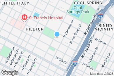 Map image of the property - 708 N Franklin St