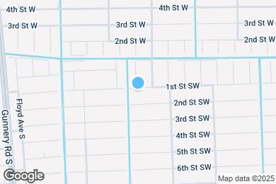 Map image of the property - 4015 1st St SW