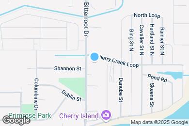 Map image of the property - 1343 Bitterroot Dr