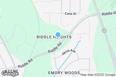 Map image of the property - 1023 Delray St