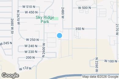 Map image of the property - 253 N 2480 W