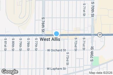 Map image of the property - 7425 W Greenfield Ave