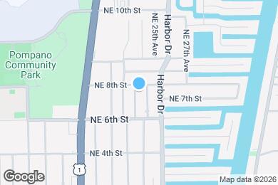 Map image of the property - 708 NE 24th Ave