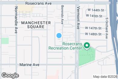 Map image of the property - 14719 S. Berendo Ave