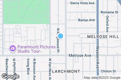 Map image of the property - 762 1/2 N Ridgewood Pl