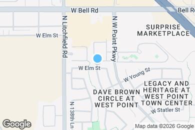 Map image of the property - 13766 W Elm St