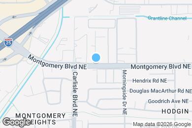 Map image of the property - 3855 Montgomery Blvd NE