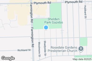 Map image of the property - 9928 Shadyside St