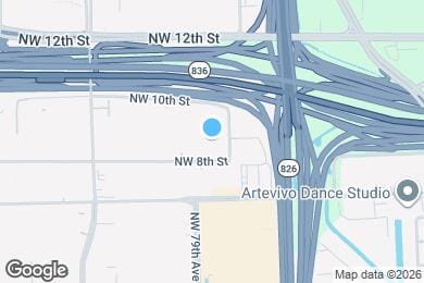 Map image of the property - 7955 NW 8th St