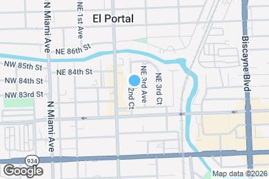 Map image of the property - 8281 NE 2nd Ct