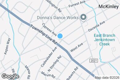 Map image of the property - 114 Cadwalader Ave