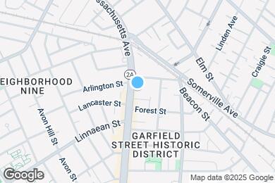 Map image of the property - 1791 Massachusetts Ave
