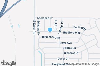 Map image of the property - 10428 Bradford Way