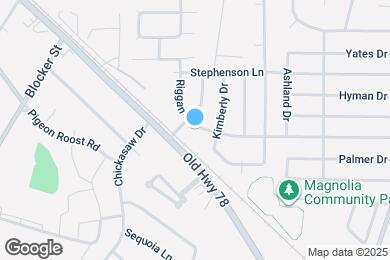 Map image of the property - 9831 Riggan Dr