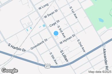 Map image of the property - 701 S. Lillian Street, Stephenville, Texas