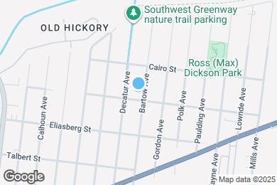 Map image of the property - 1003 Bartow Ave