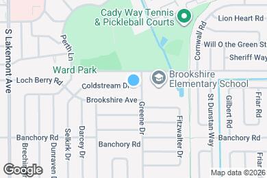 Map image of the property - 2356 Coldstream Dr