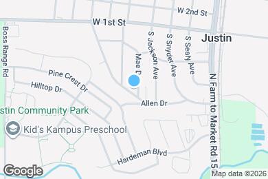 Map image of the property - 422 Mae Dr