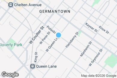 Map image of the property - 308 W Queen Ln