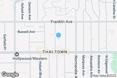 Map image of the property - 1752 N Kingsley Dr.