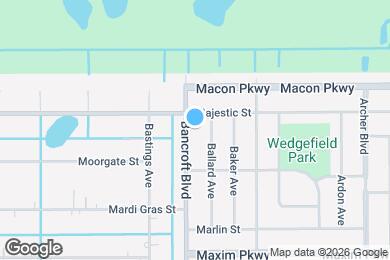 Map image of the property - 2219 Bancroft Blvd