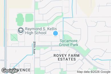 Map image of the property - 8731 W Wagon Wheel Dr