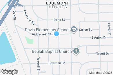 Map image of the property - 3616 Gaston Ave