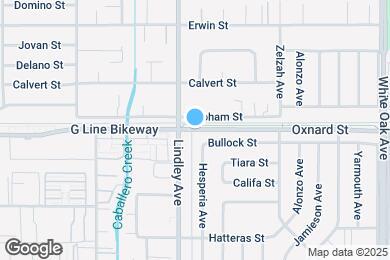 Map image of the property - 18060 W Oxnard St