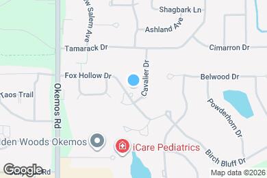 Map image of the property - 2096 Fox Hollow Dr