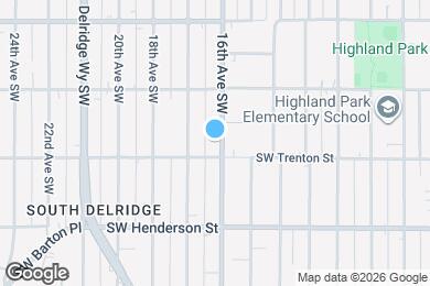 Map image of the property - 8717 16th Ave SW
