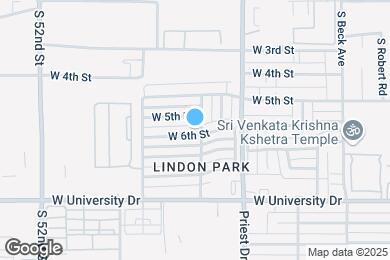 Map image of the property - 1506 W 6th St