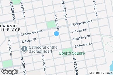 Map image of the property - 1523 E Avery St